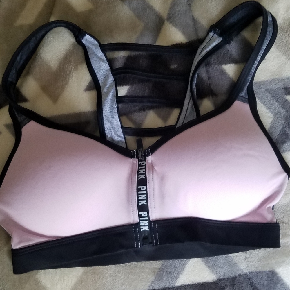 Pink Sports Bra